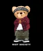 Thug Bear Teddy Mens T-Shirt sold by riot society