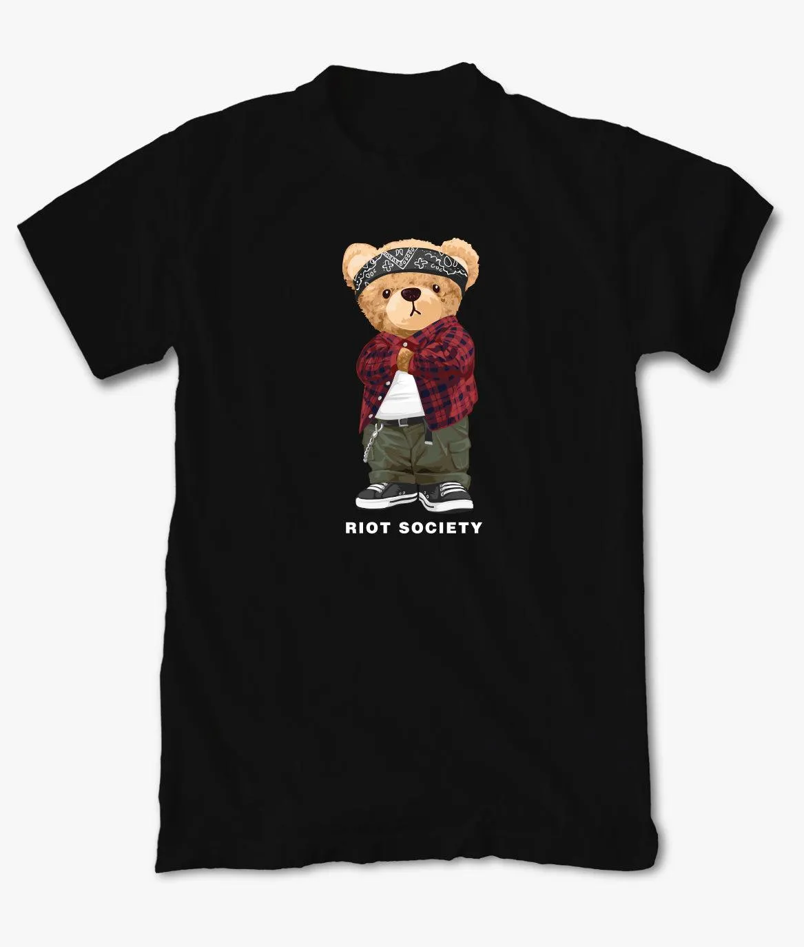Thug Bear Teddy Mens T-Shirt sold by riot society