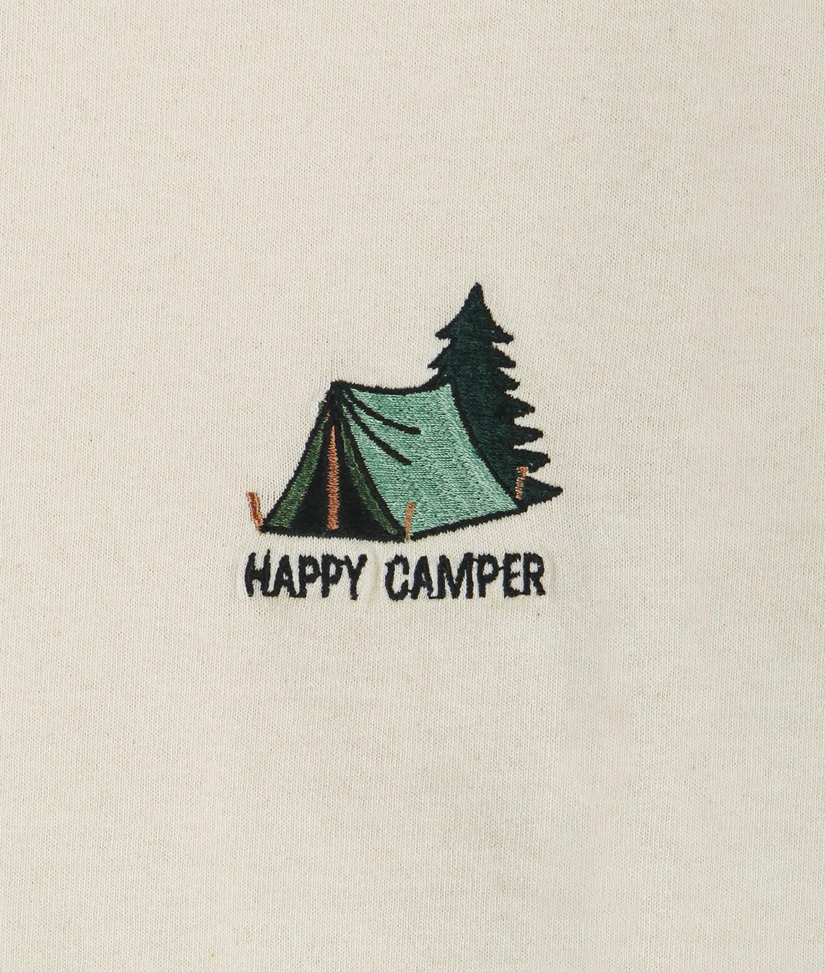 Happy Camper Embroidered Womens Tee sold by riot society product image thumbnail 2