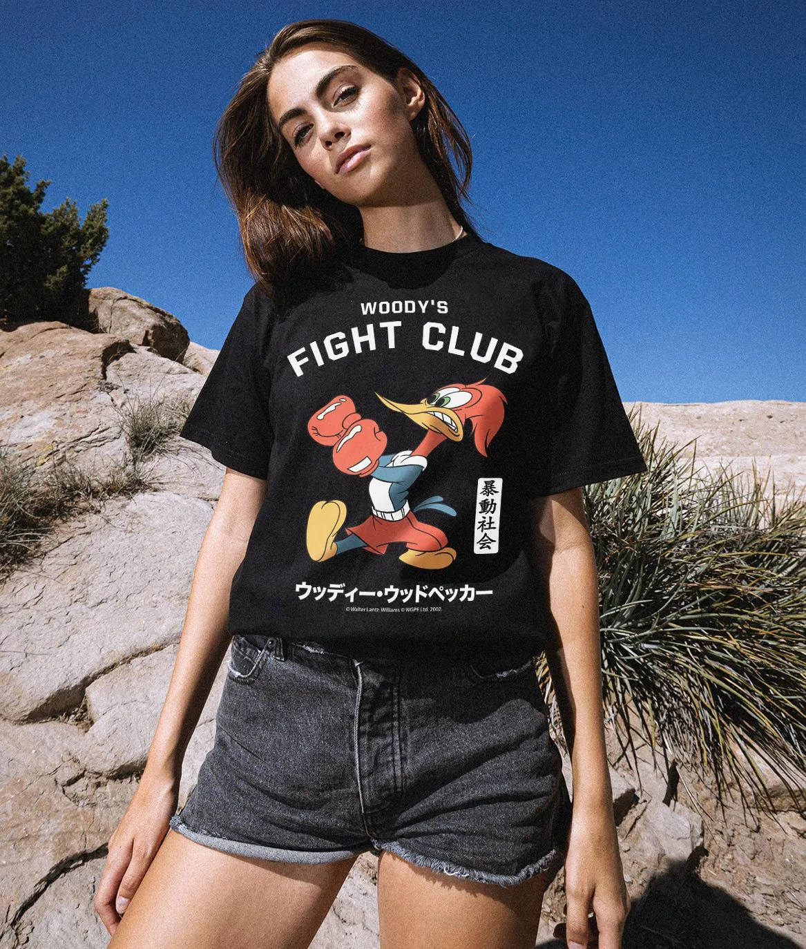 Woody Woodpecker's Fight Club Womens Tee sold by riot society