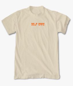Self Care Embroidered Mens T-Shirt sold by riot society