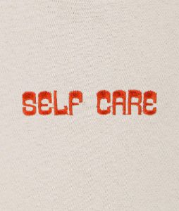 Self Care Embroidered Mens T-Shirt sold by riot society