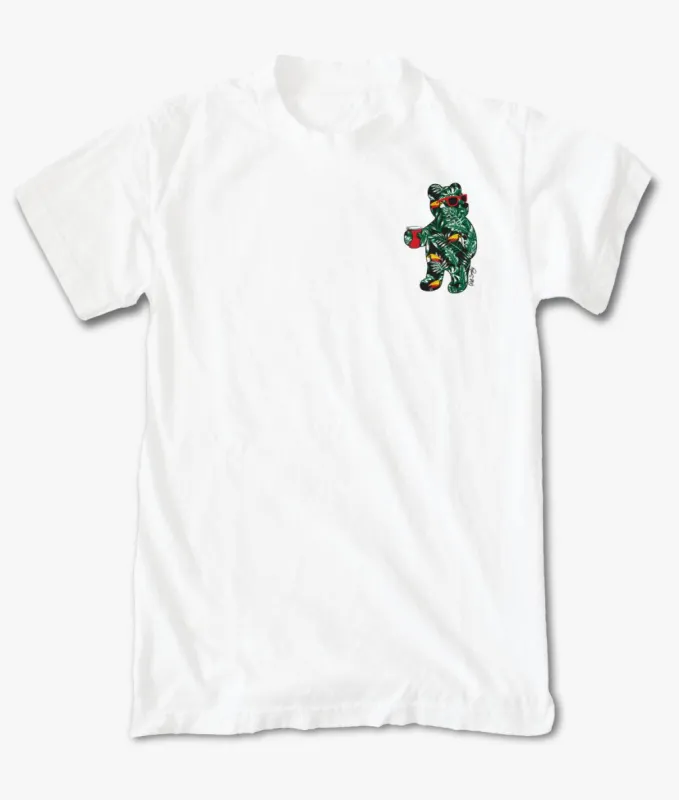 Tropical Toucan Bear Mens T-Shirt sold by riot society
