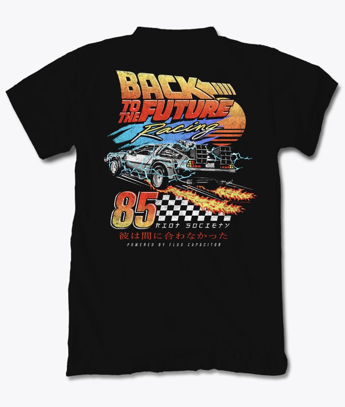 Back to the Future Racing Mens T-Shirt sold by riot society
