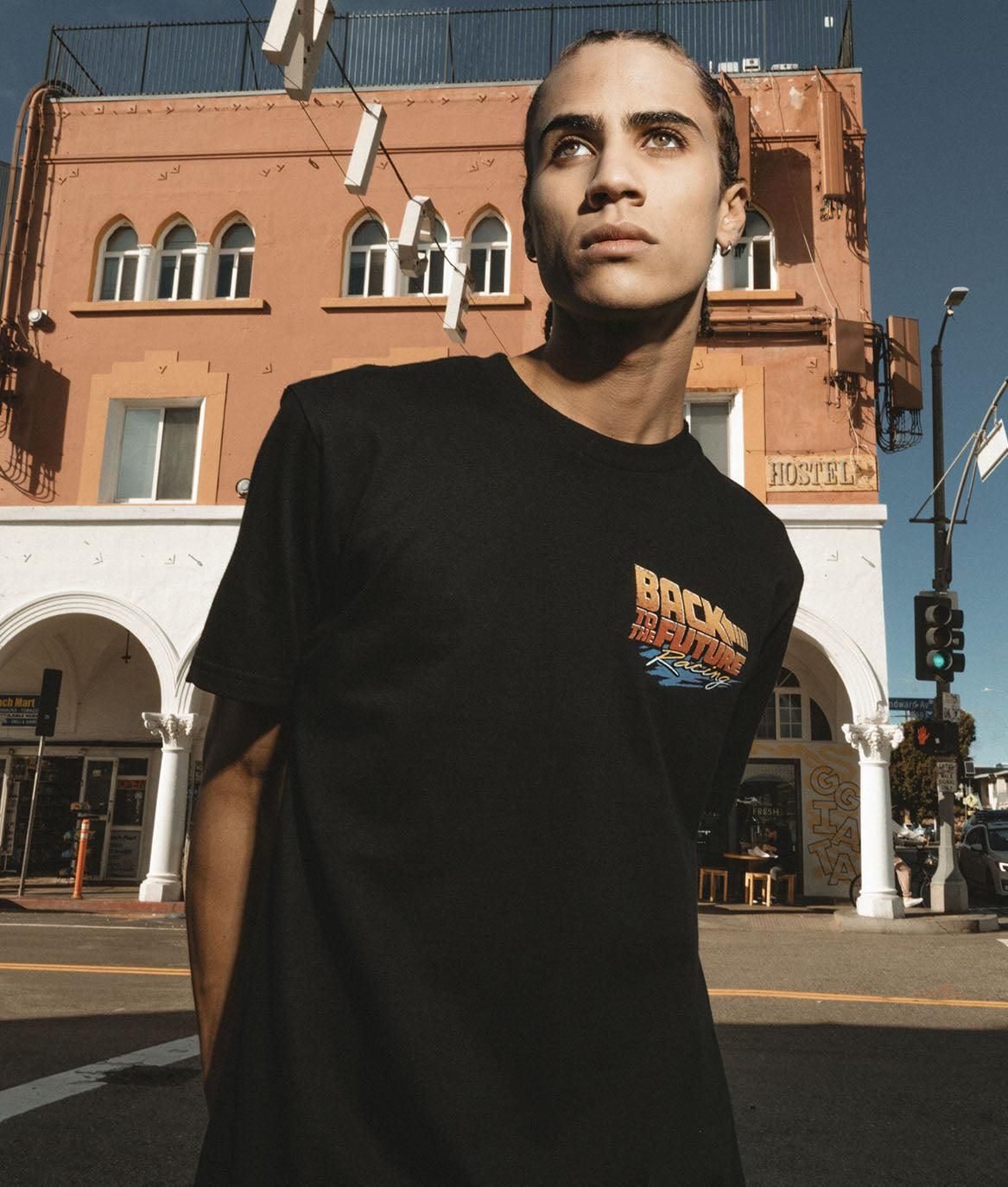 Back to the Future Racing Mens T-Shirt sold by riot society product image thumbnail 2