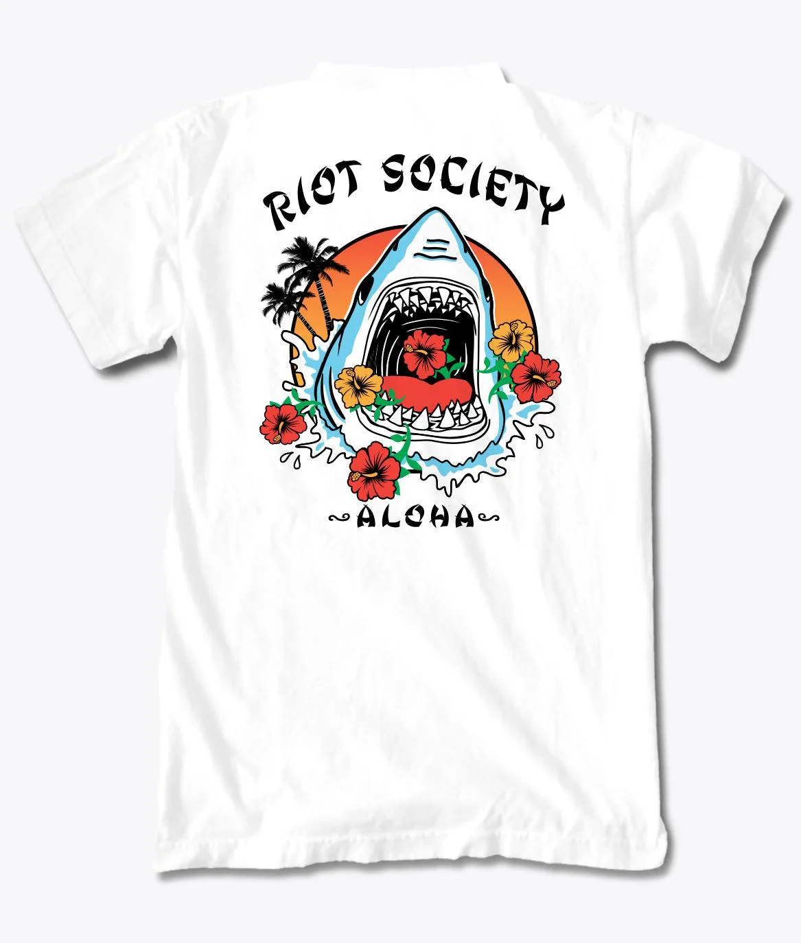 Shark Aloha Boys Tee sold by riot society