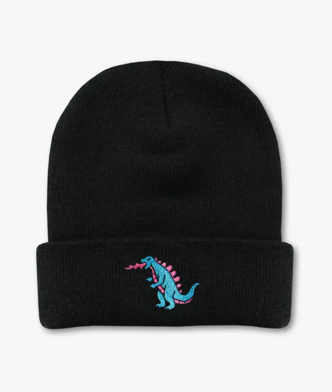Godzilla Kaiju Embroidered Womens Beanie sold by riot society