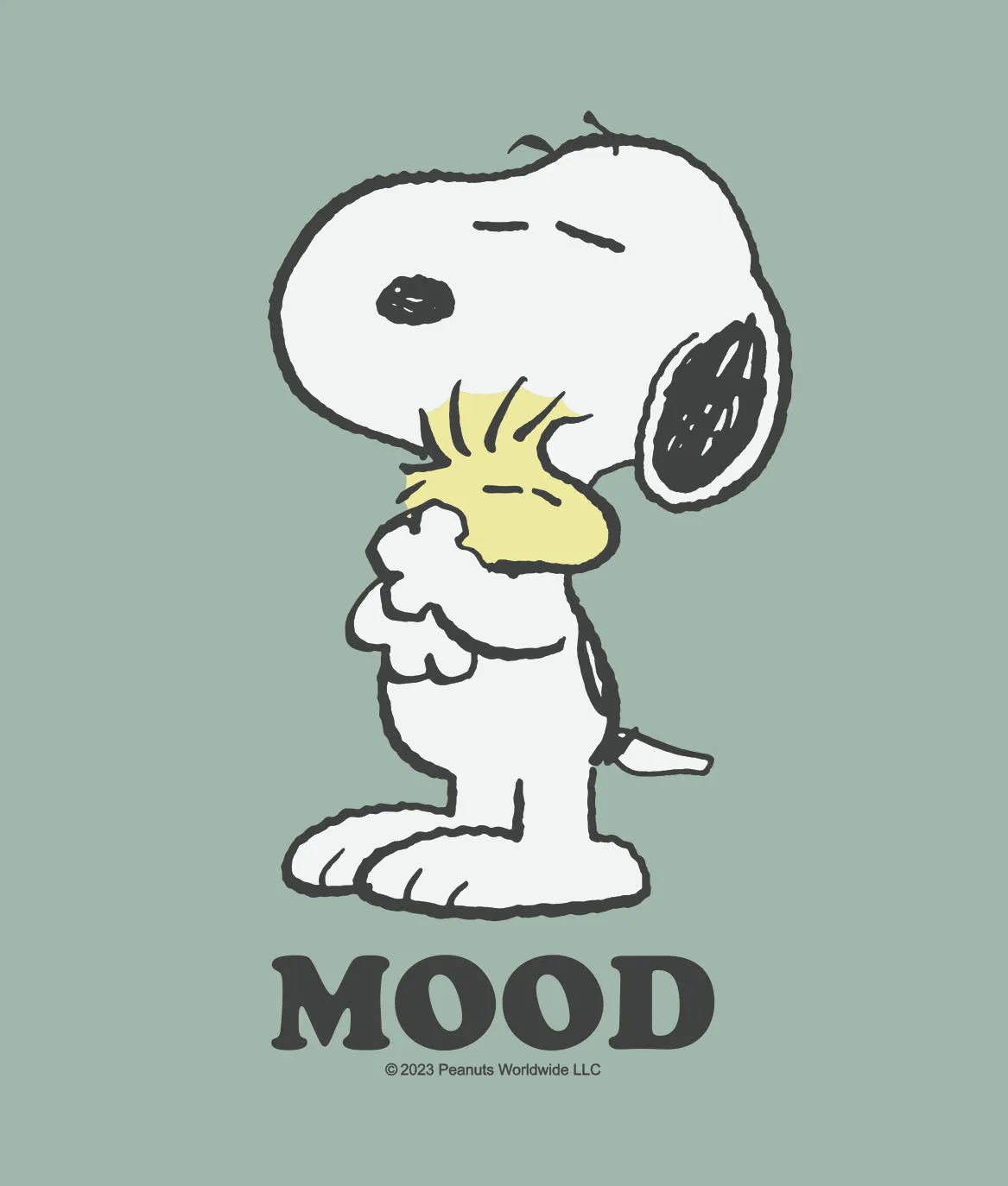 Peanuts Snoopy and Woodstock Mood Boyfriend Tee sold by riot society product image thumbnail 3