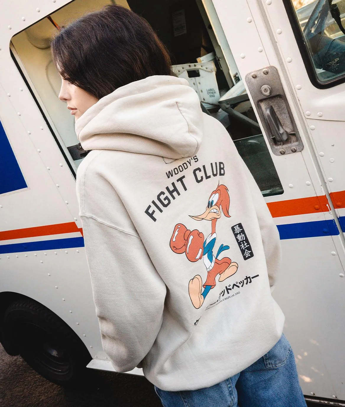 Woody Woodpecker's Fight Club Womens Hoodie sold by riot society product image thumbnail 2