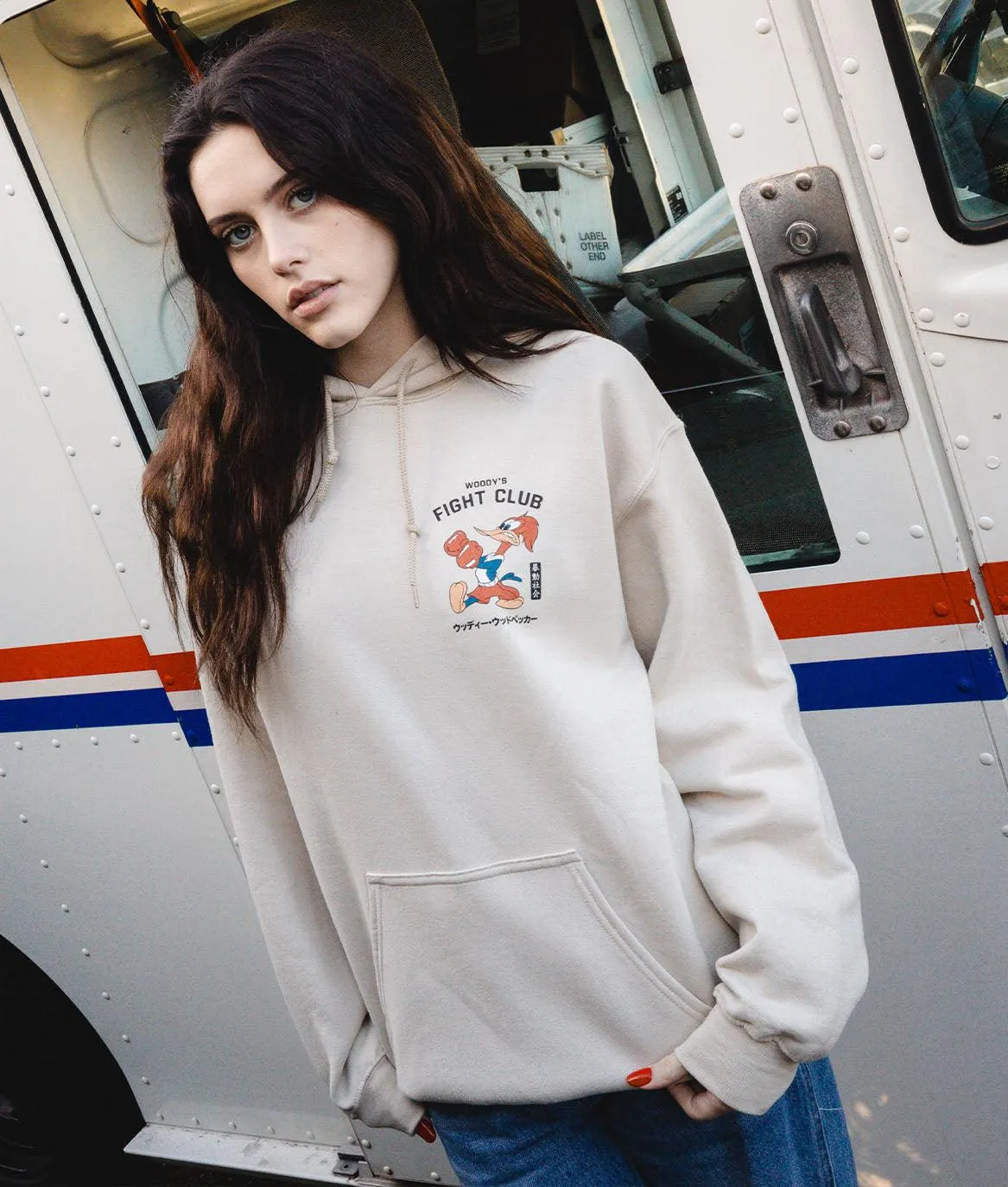 Woody Woodpecker's Fight Club Womens Hoodie sold by riot society