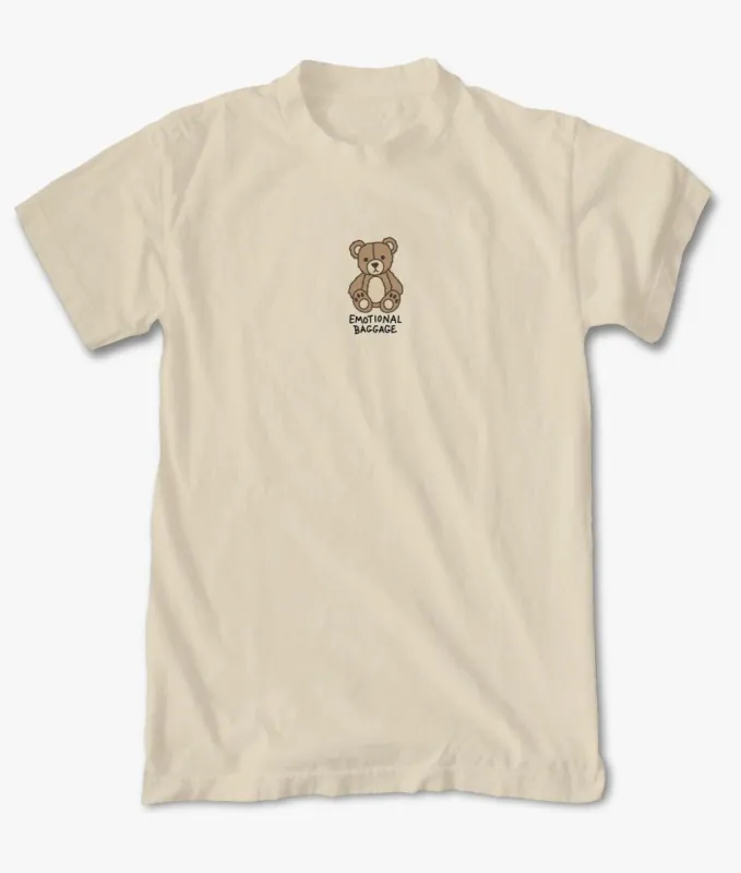 Emotional Baggage Teddy Embroidered Womens Tee sold by riot society