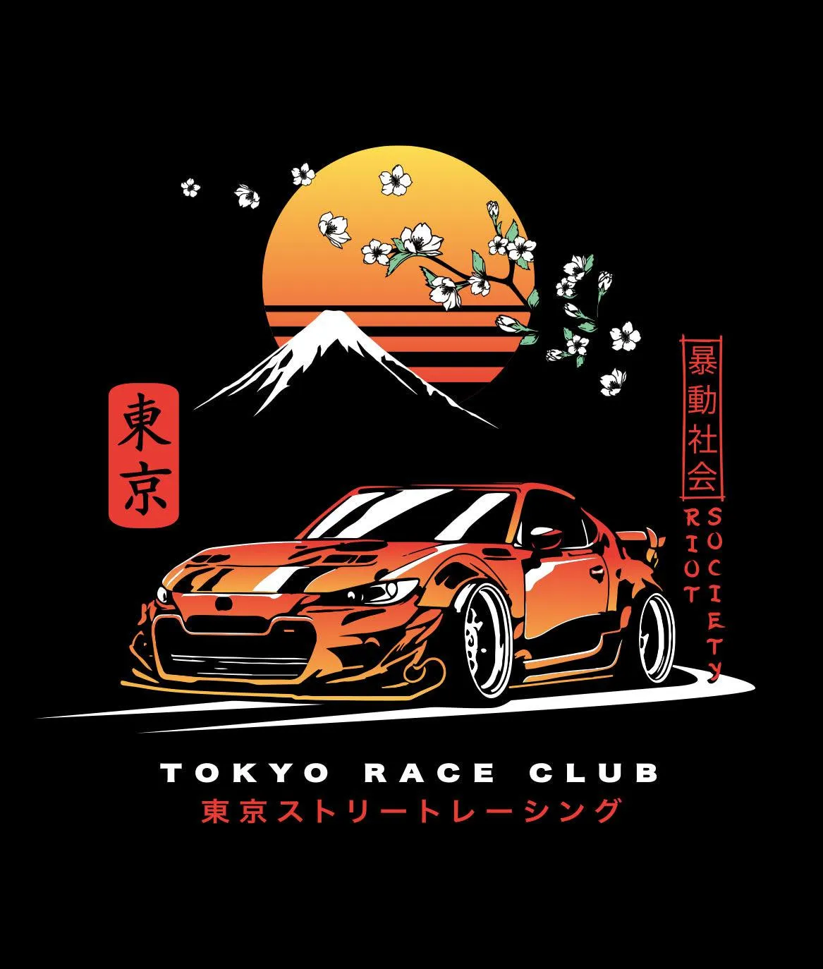 Tokyo Race Club Boys Tee sold by riot society product image thumbnail 2