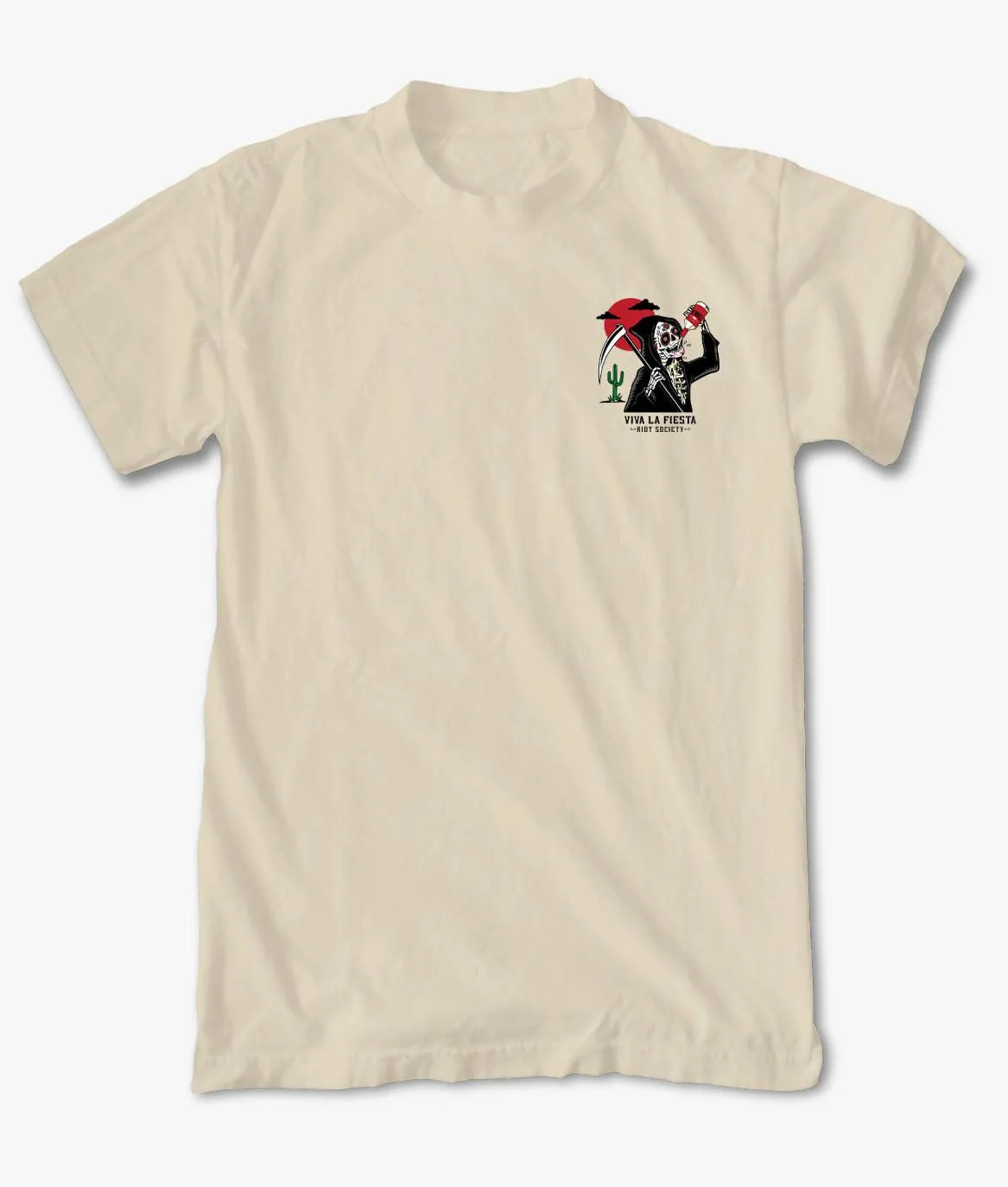 Viva la Fiesta Reaper Mens T-Shirt sold by riot society product image thumbnail 4