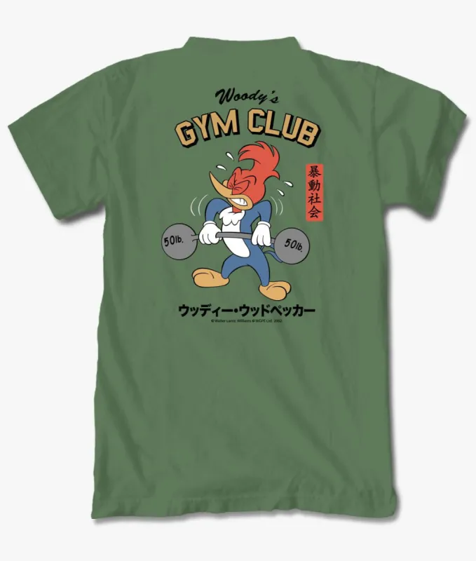 Woody Woodpecker's Gym Club Mens T-Shirt sold by riot society