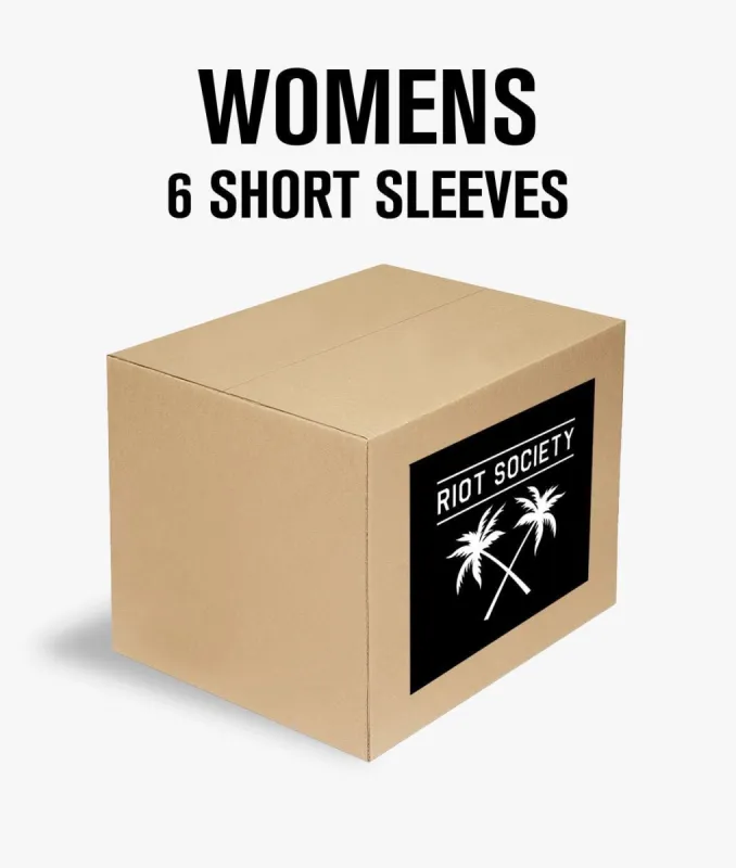 6 Women Tees Mystery Box sold by riot society