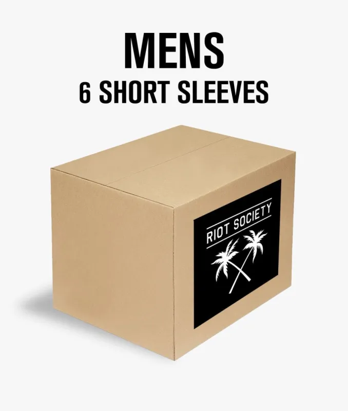 6 Men T-Shirts Mystery Box sold by riot society