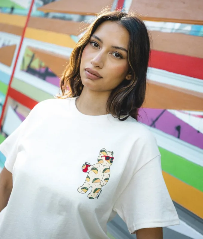 Taco Bear Womens Tee sold by riot society