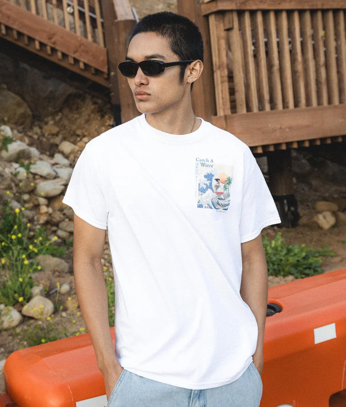 Skull Hula Girl Wave Rider 2.0 Mens T-Shirt sold by riot society product image thumbnail 2