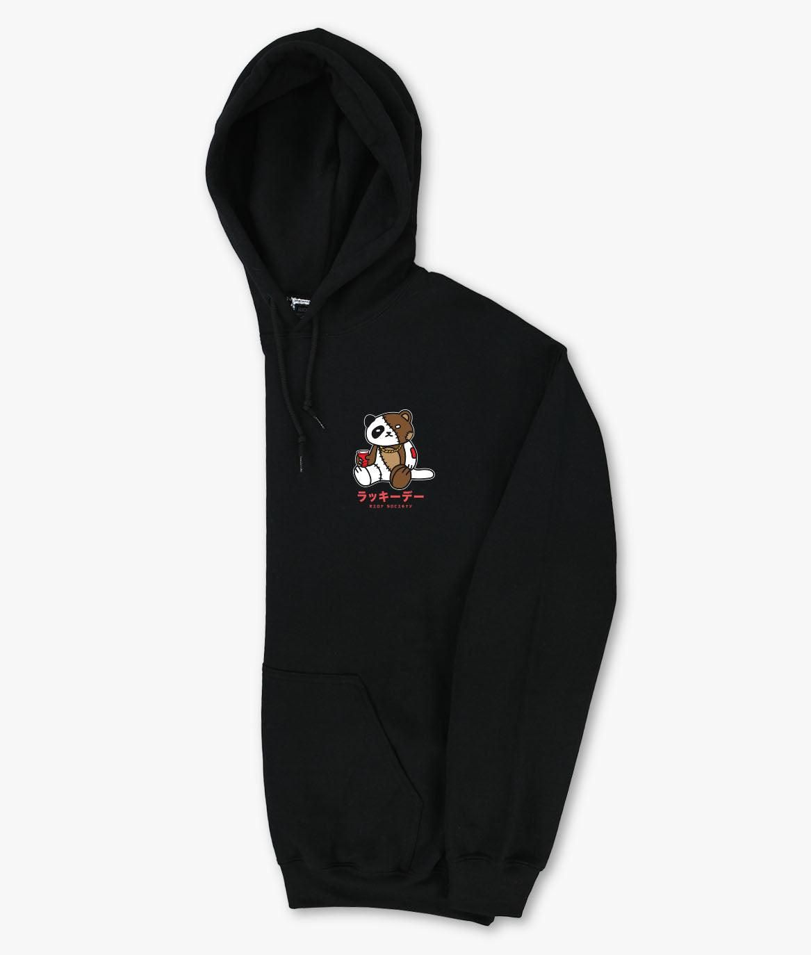 Sugee Kanji Panda Bear Teddy Mens Hoodie sold by riot society product image thumbnail 4