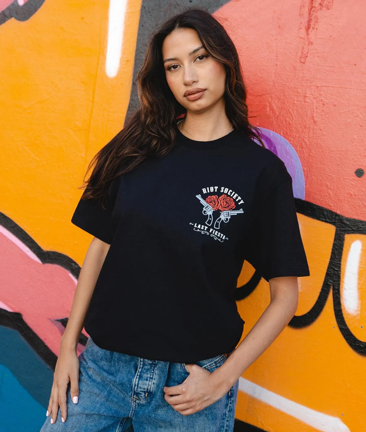 The Last Fiesta Vaquera Cowgirl Womens Tee sold by riot society