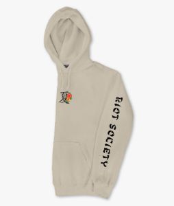 Tropical Kanji Embroidered Mens Hoodie sold by riot society