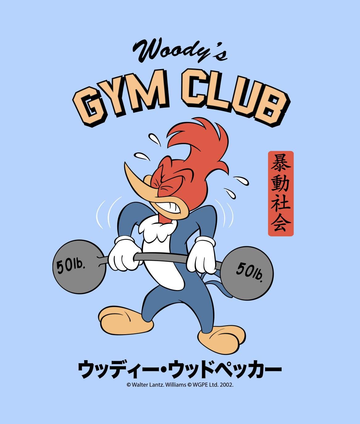 Woody Woodpecker's Gym Club Boys Tee sold by riot society product image thumbnail 2