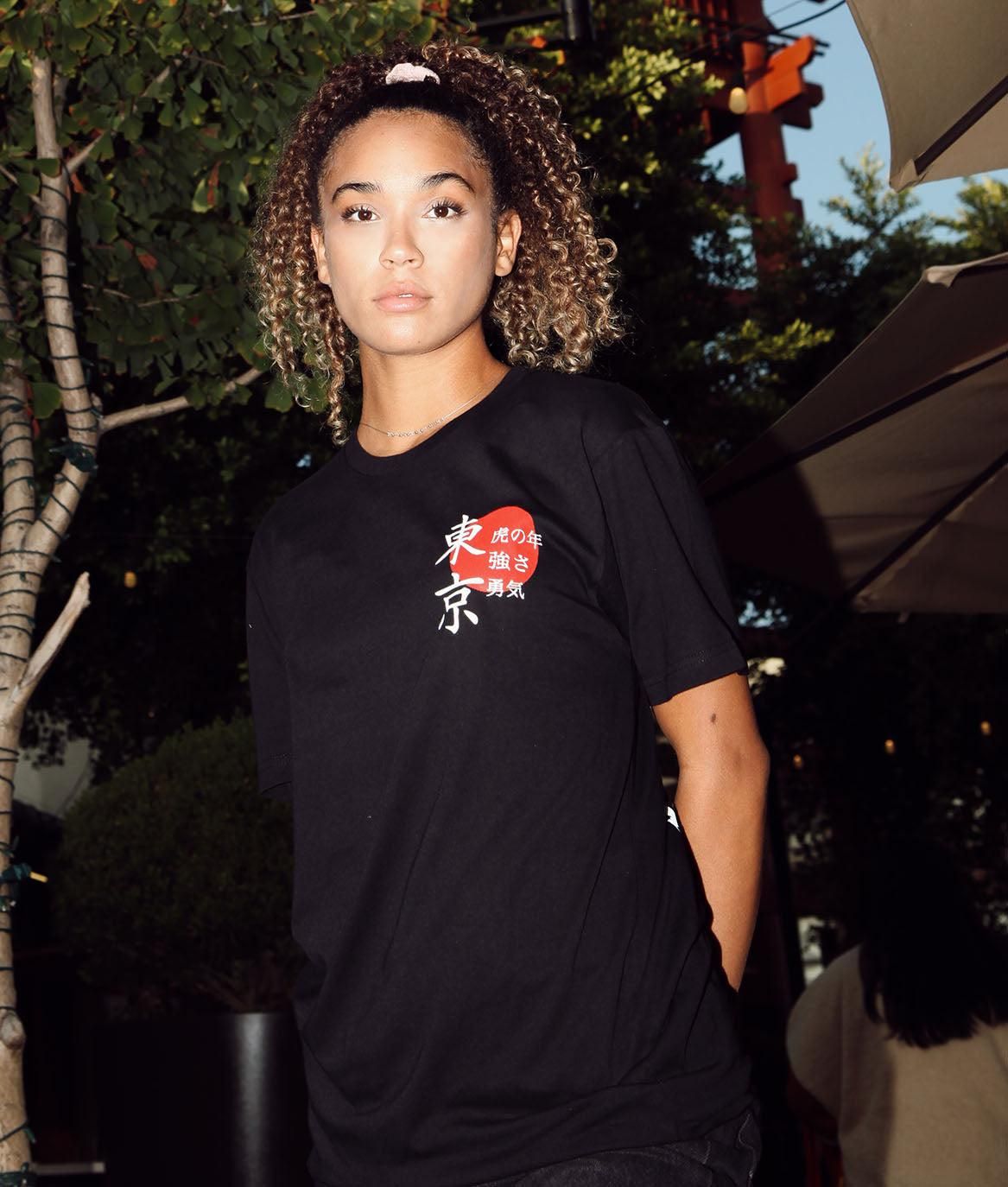 Tiger Blossom Womens Tee sold by riot society