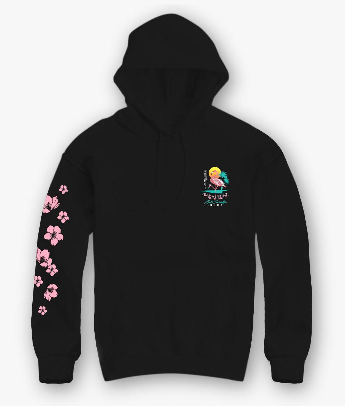 Flamingo Blossom 2.0 Mens Hoodie sold by riot society product image thumbnail 4