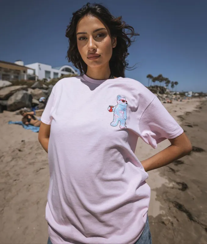 Tropical Flamingo Bear Womens Tee Sale sold by riot society