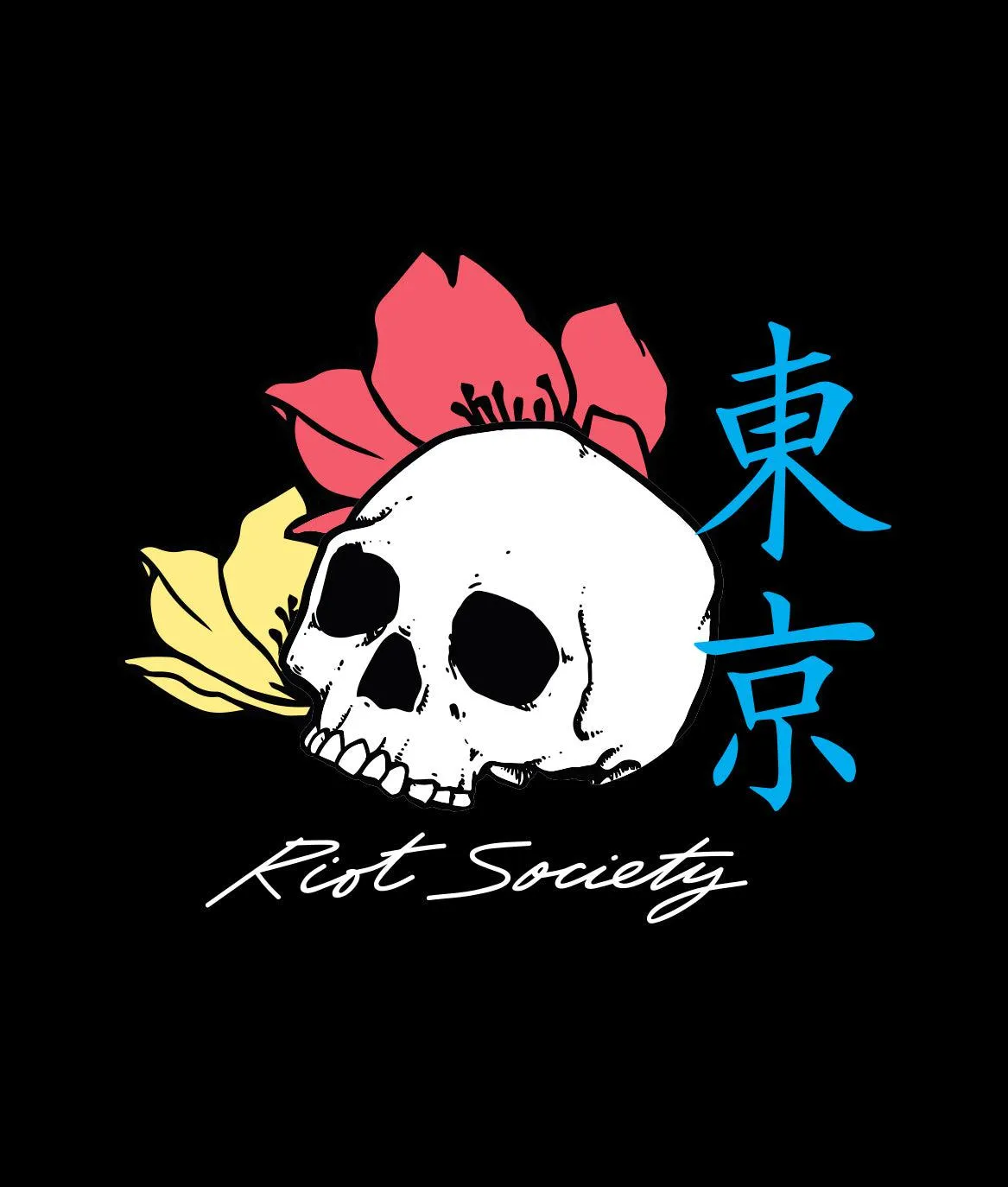 Tropical Skeleton Flamingo Boys Tee sold by riot society product image thumbnail 4