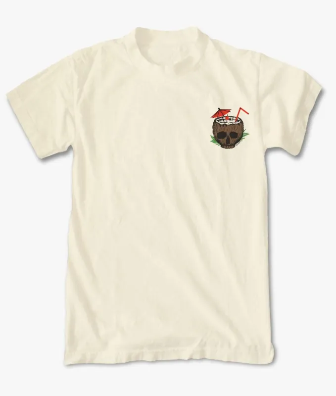 Coconut Skull Mens T-Shirt sold by riot society
