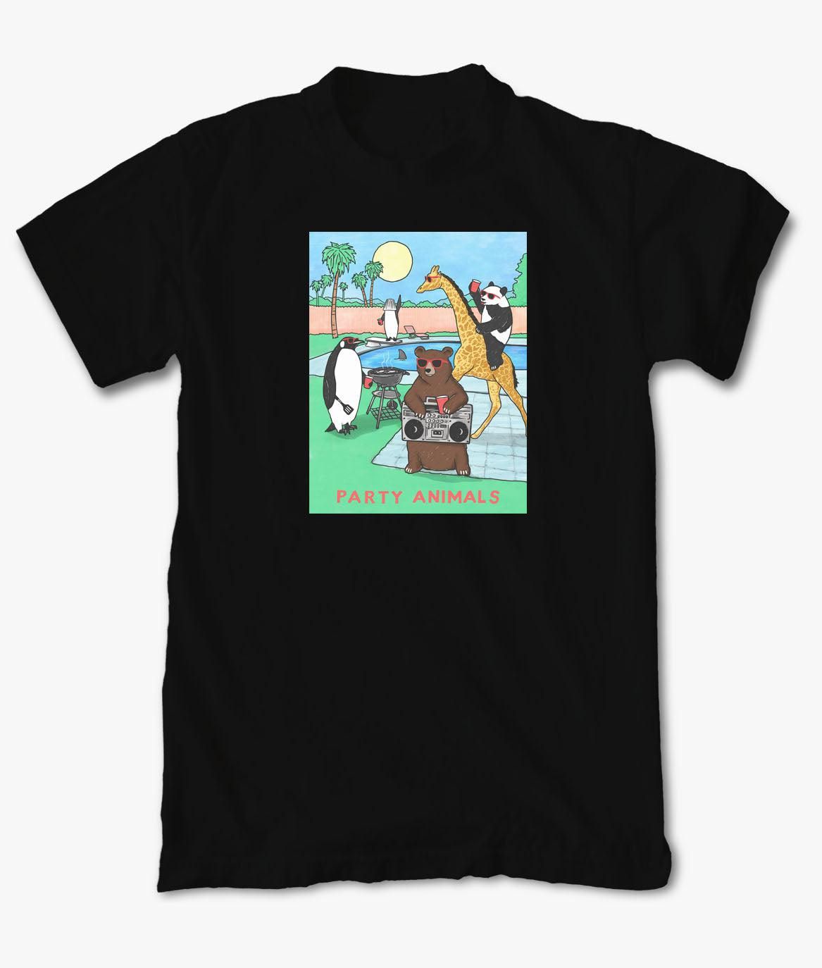 Party Animals Mens T-Shirt sold by riot society