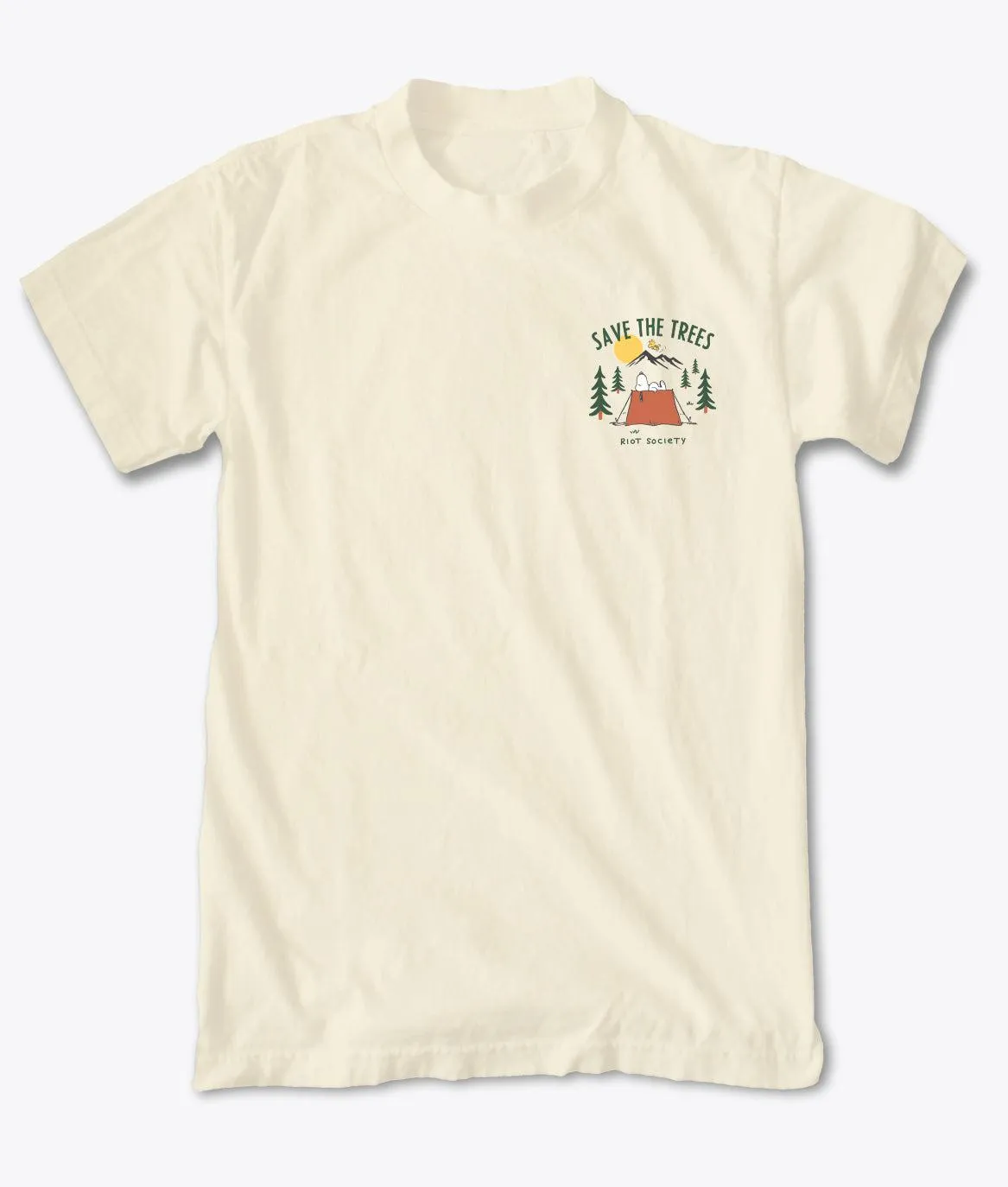 Peanuts Snoopy Save the Trees Mens T-Shirt Sale sold by riot society product image thumbnail 4