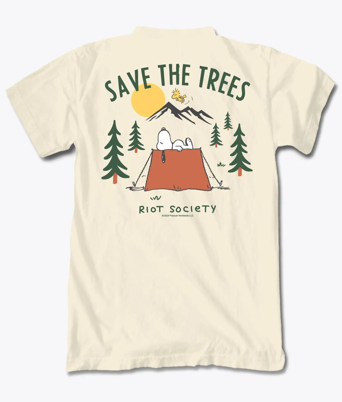 Peanuts Snoopy Save the Trees Mens T-Shirt Sale sold by riot society