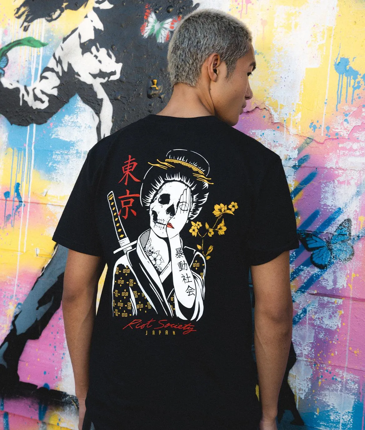 Geisha Shame 2.0 Mens T-Shirt sold by riot society product image thumbnail 3