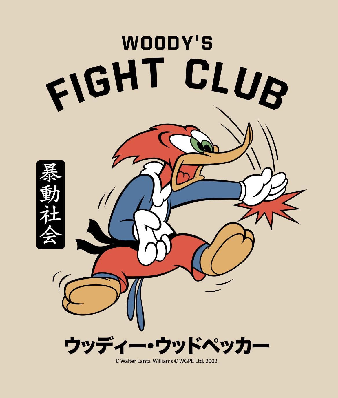 Woody Woodpecker's Fight Club Karate Mens T-Shirt sold by riot society product image thumbnail 3