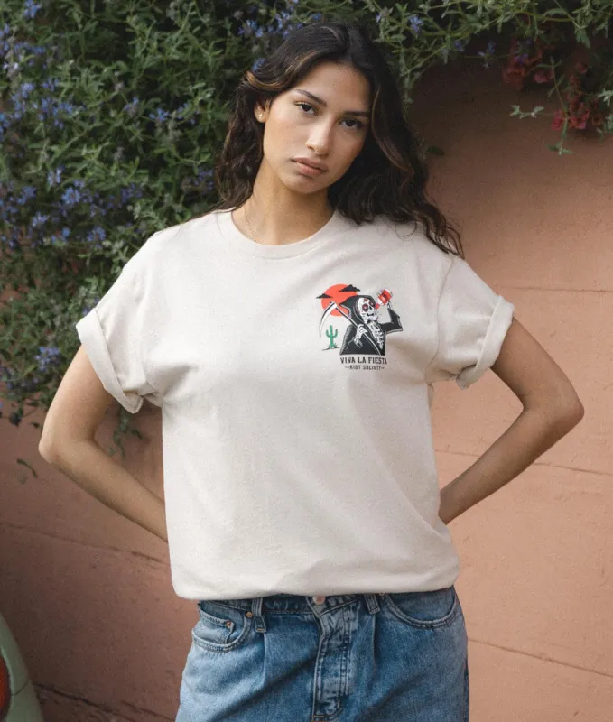 Viva la Fiesta Reaper Womens Tee sold by riot society