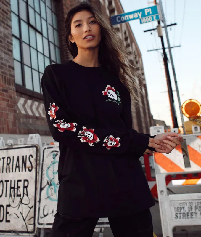 Japan Koi Tattoo Womens Long Sleeve Tee sold by riot society