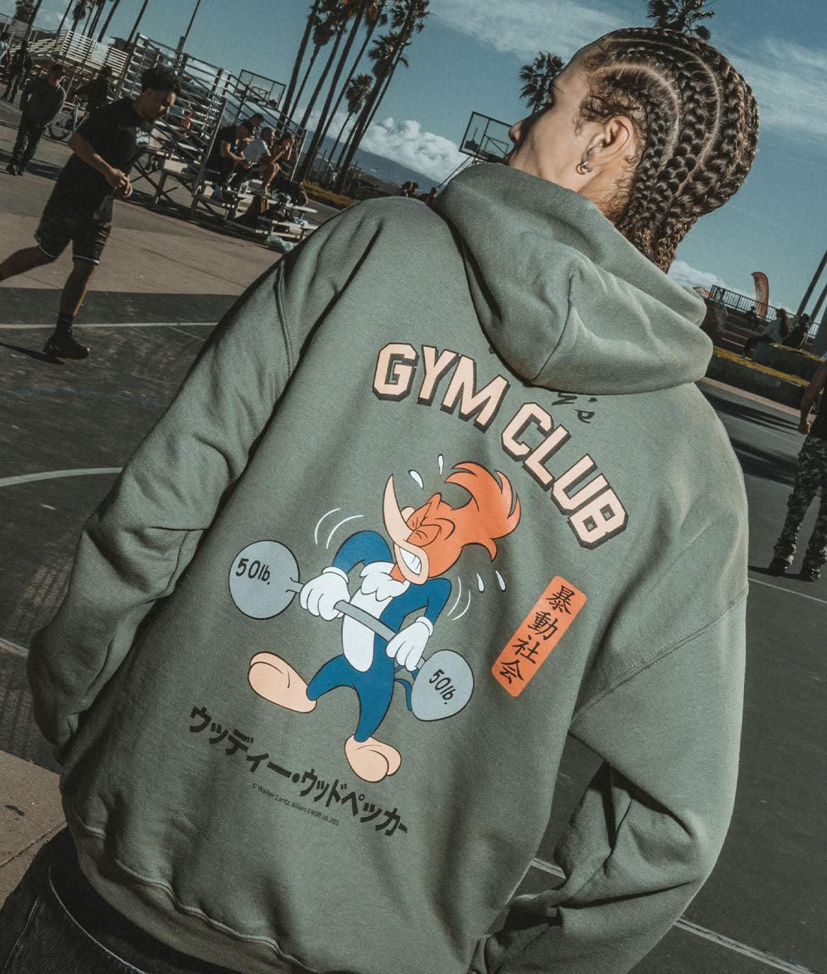 Woody Woodpecker's Gym Club Mens Hoodie sold by riot society product image thumbnail 3
