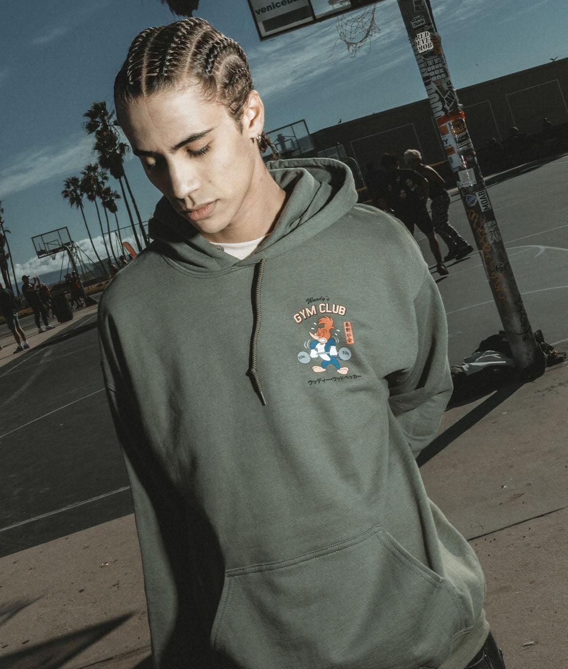 Woody Woodpecker's Gym Club Mens Hoodie sold by riot society product image thumbnail 2