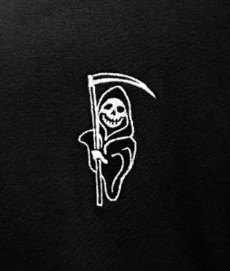 Reaper Embroidered Womens Tee sold by riot society