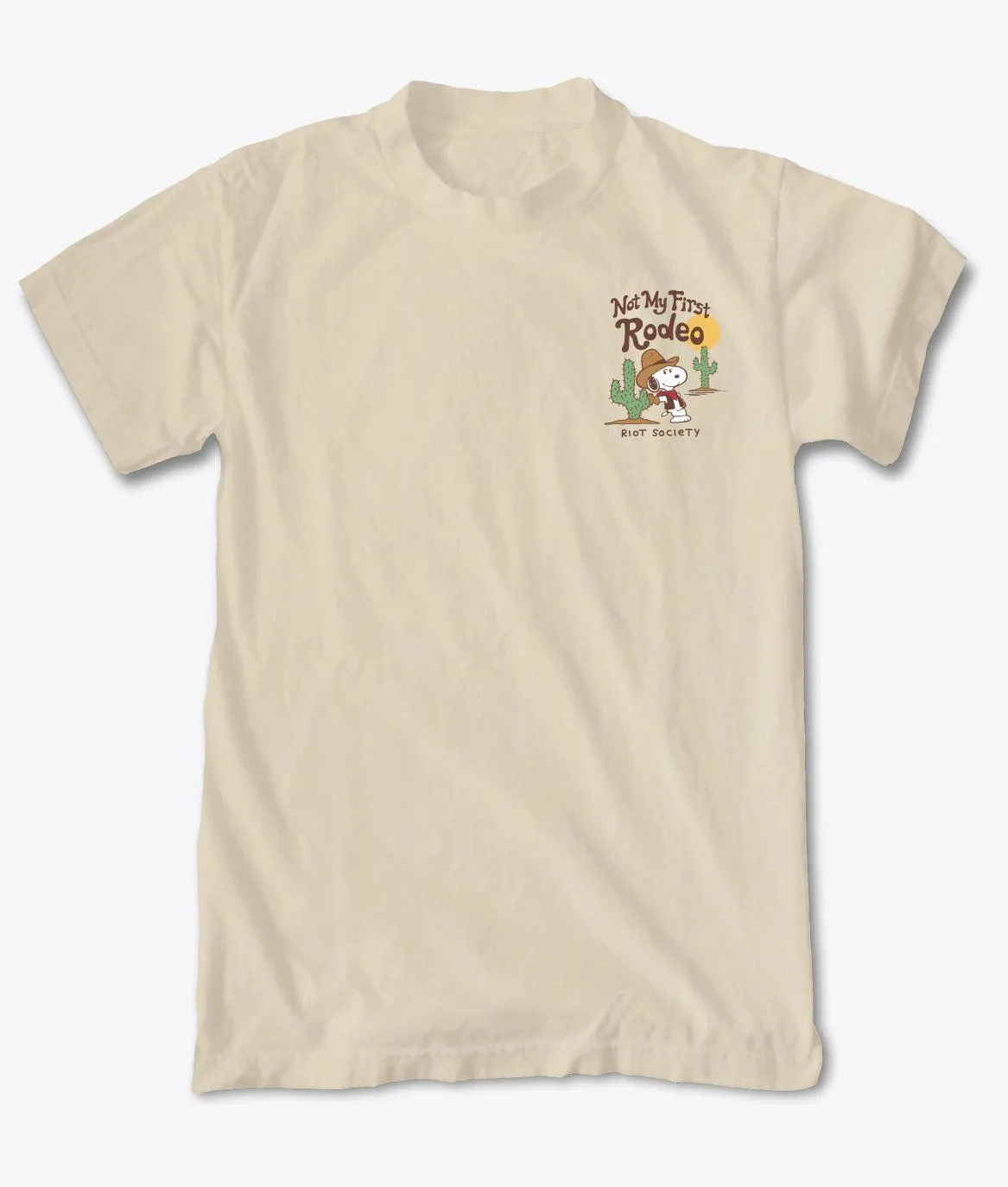 Peanuts Not My First Rodeo Mens T-Shirt sold by riot society product image thumbnail 4