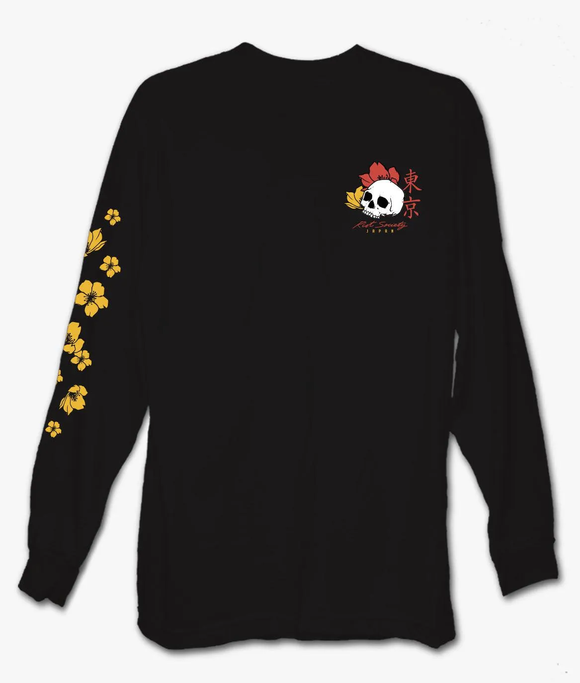Geisha Shame Mens Long Sleeve T-Shirt | Parallel