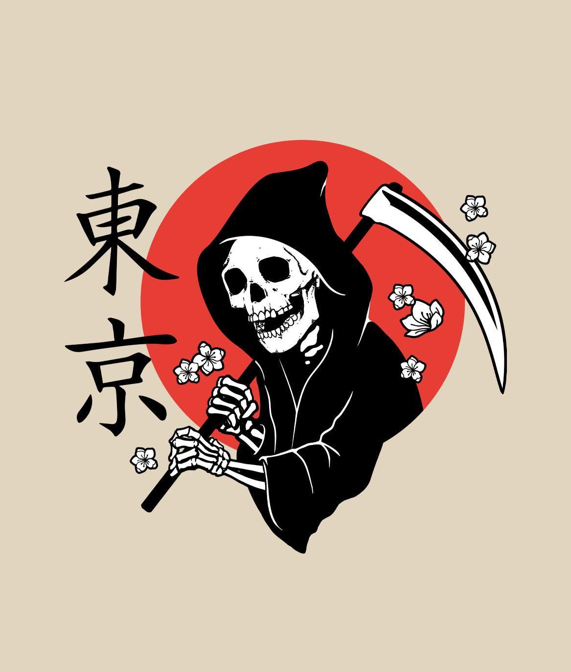 Reaper Octopus Mens T-Shirt sold by riot society product image thumbnail 4