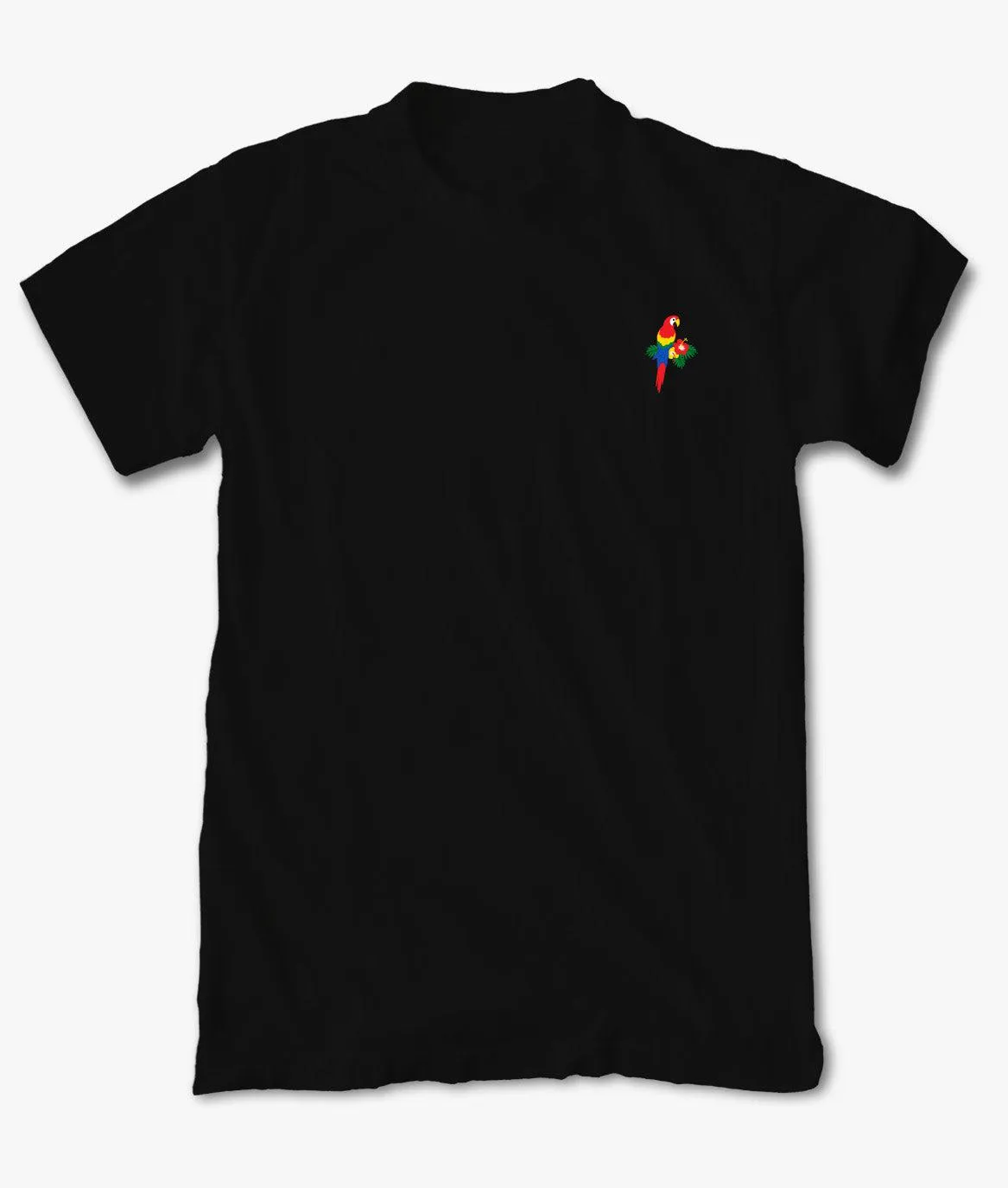 Tropical Parrot Embroidered Mens T-Shirt sold by riot society product image thumbnail 3