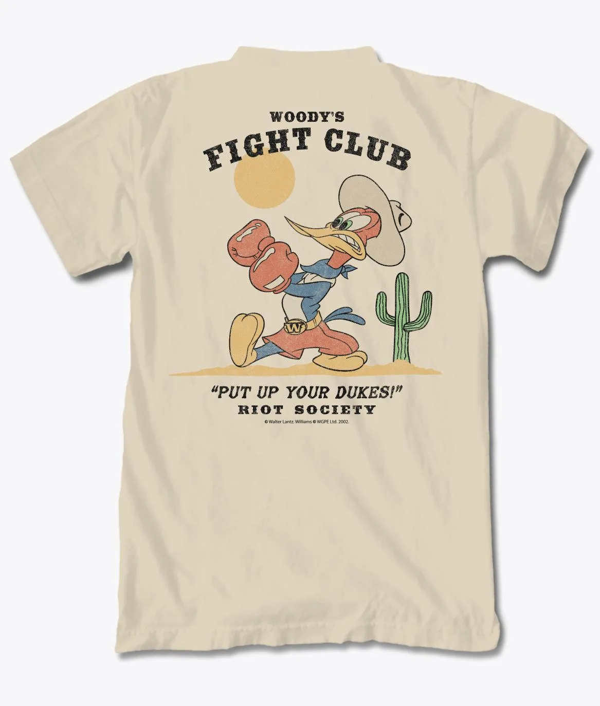 Woody Woodpecker's Western Fight Club Mens T-Shirt sold by riot society