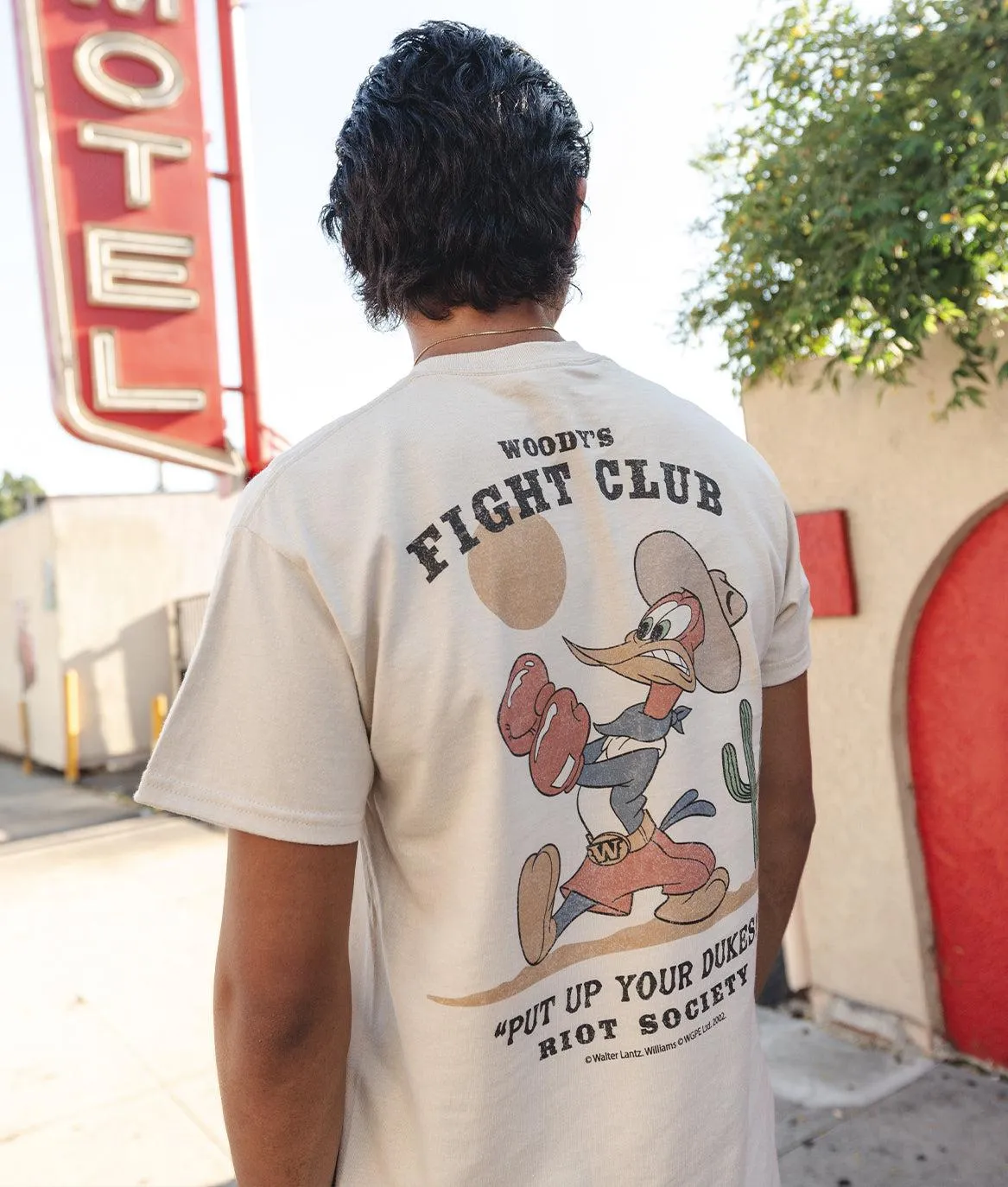 Woody Woodpecker's Western Fight Club Mens T-Shirt sold by riot society product image thumbnail 3