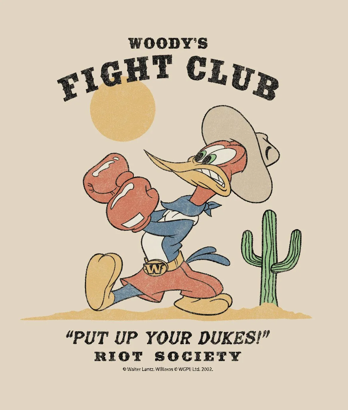 Woody Woodpecker's Western Fight Club Mens T-Shirt sold by riot society product image thumbnail 5