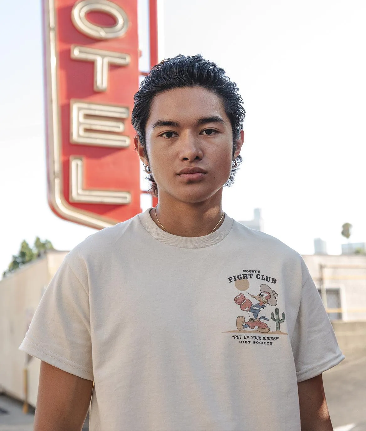 Woody Woodpecker's Western Fight Club Mens T-Shirt sold by riot society product image thumbnail 2