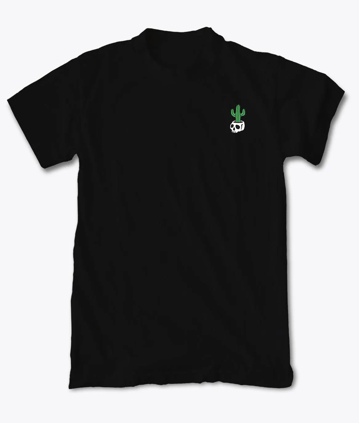 Cactus Skull Embroidered Mens T-Shirt sold by riot society product image thumbnail 3